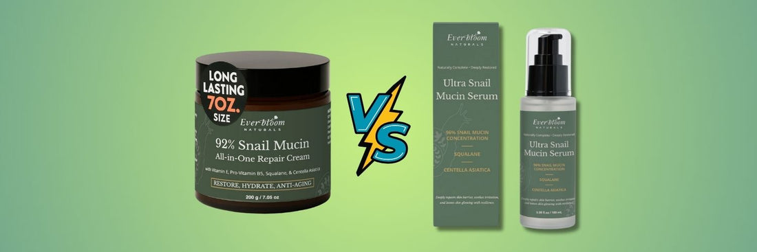 Snail Mucin Cream vs. Serum: Choosing the Right Hydration Hero for Your Skin