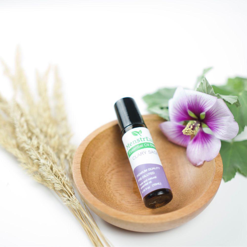 MenstrEaze Clary Sage Roll-On for Menstrual Comfort