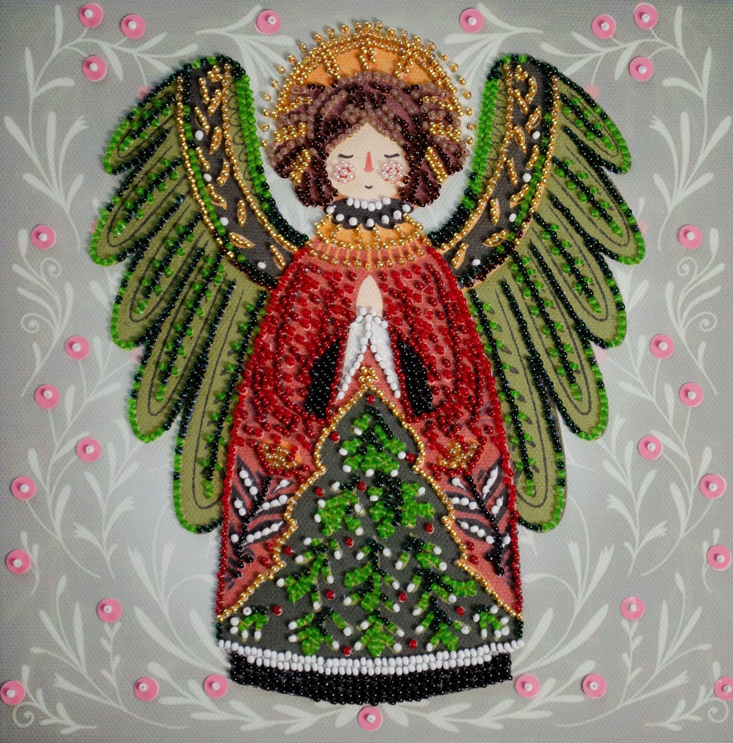 Bead embroidery kit - Guardian of the Christmas Miracle AMB-114-0