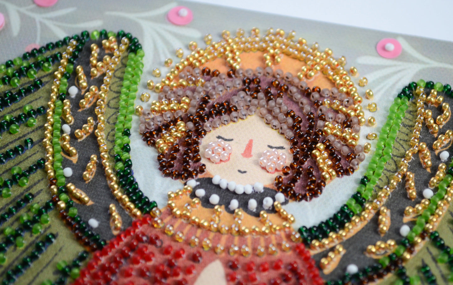 Bead embroidery kit - Guardian of the Christmas Miracle AMB-114-1