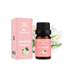 Jasmine Essential Oil Dropper Bottle for Emotional Wellness, 10ml