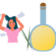 Logo representing this research and benefits: Lemongrass for Anxiety