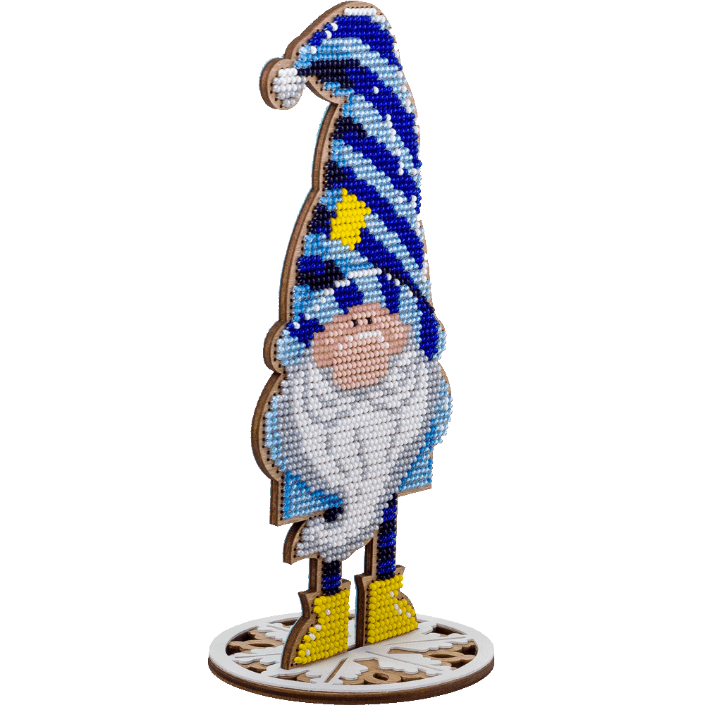 Bead embroidery kit on wood FLK-208-2