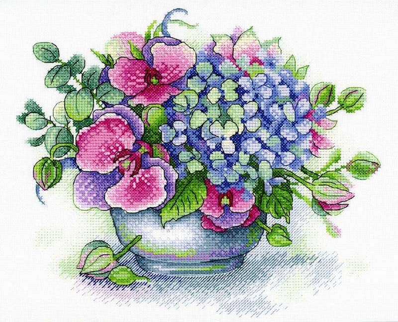Bouquet of Memories Cross Stitch Kit A-031 / SA-031-0