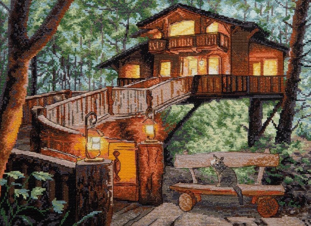 Cross-stitch kit M-466C "Secret place"-0
