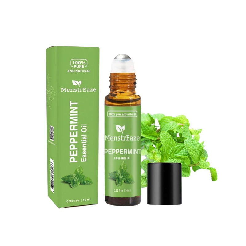 High-Potency Peppermint Essential Oil Roller for Instant Cooling Relief