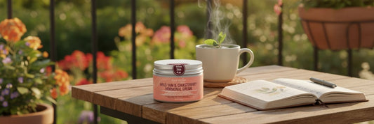 A Gentle, Hormone-Free Cream for PMS, Perimenopause & Menopause Support