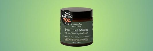 Navigating Hormonal Skincare: Snail Mucin Cream with CICA, Squalane, and Vitamin E + Panthenol for Period-Related Skin Concerns