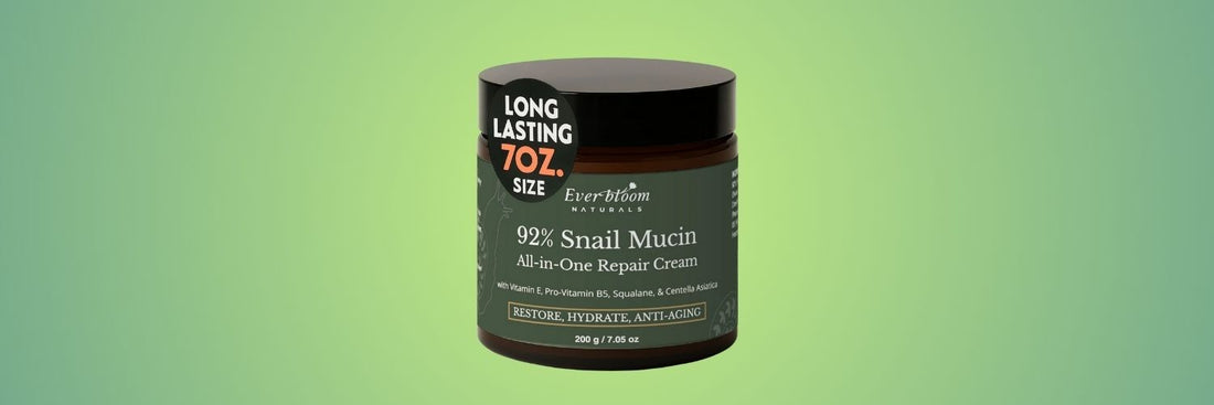 Rejuvenate Your Skin During Perimenopause & Menopause: The Power of Snail Mucin Cream with CICA, Squalane, and Vitamins