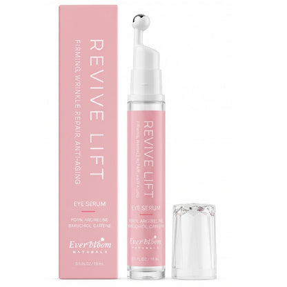Salmon DNA PDRN Eye Serum Roller with Bakuchiol, Argireline Peptide & Caffeine (0.5 fl oz)