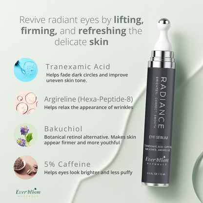 RADIANCE, Tranexamic Acid Eye Serum for Dark Circles, 0.5 fl oz