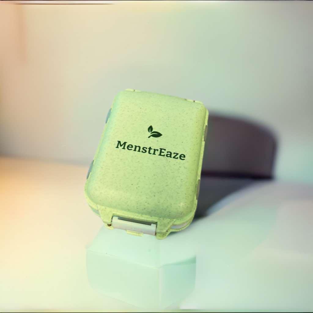 MenstrEaze Green Supplement Case - MenstrEaze: You Deserve Better Periods