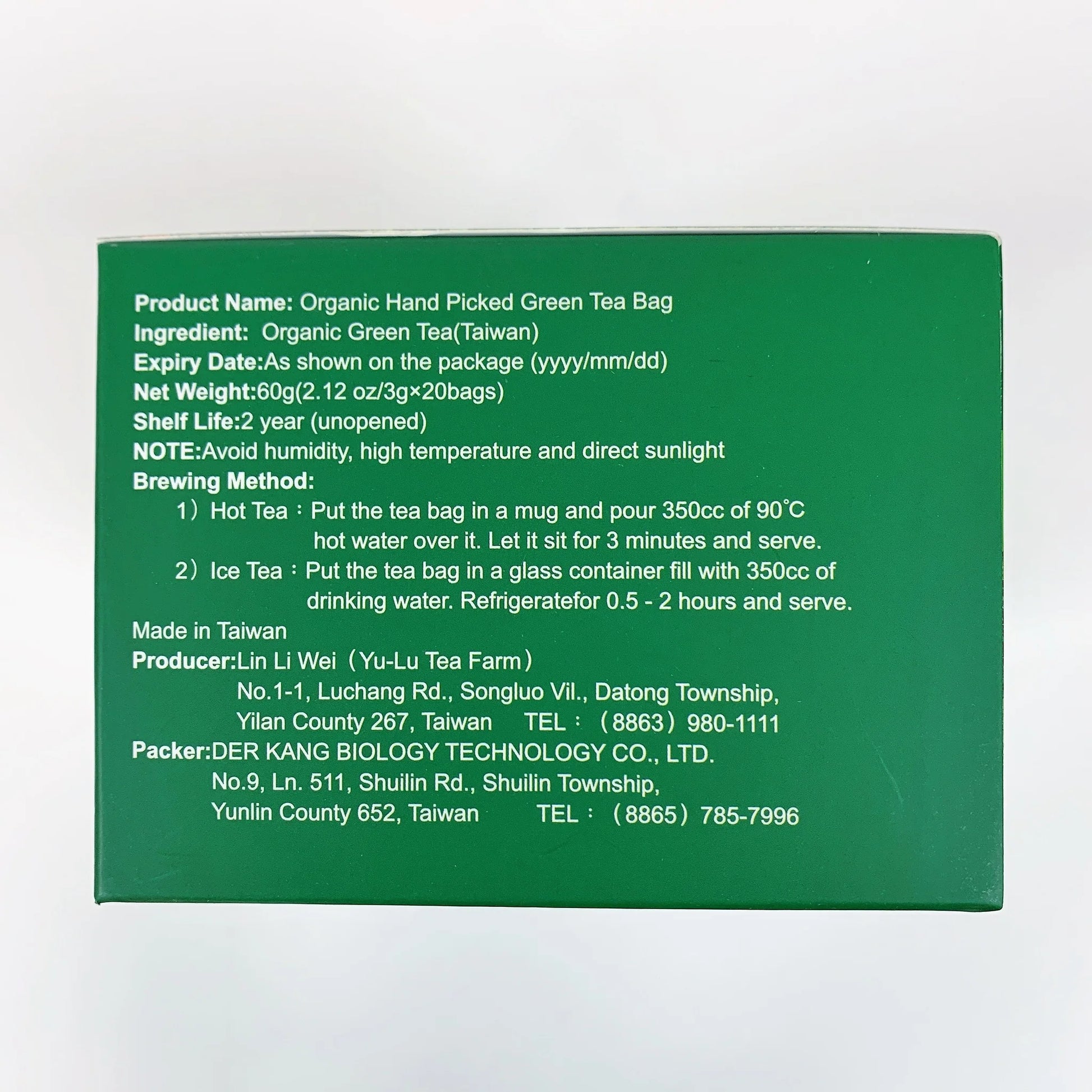 Organic Hand-Picked Green Tea 6