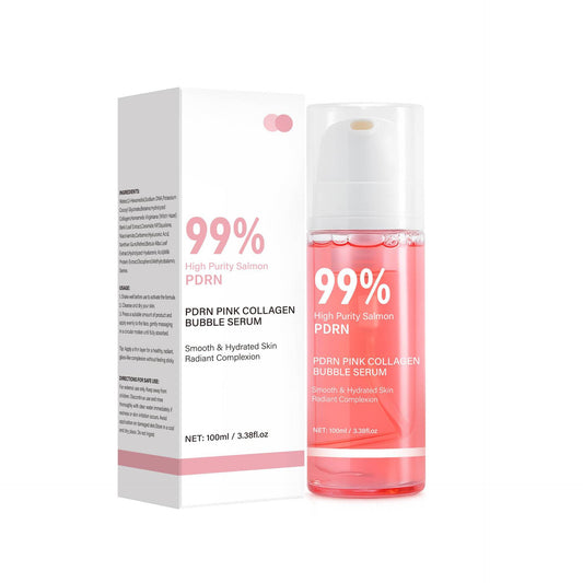 PDRN Pink Collagen Bubble Serum with 99% Salmon DNA, Retinol, Niacinamide & Ceramides, 3.38 fl oz