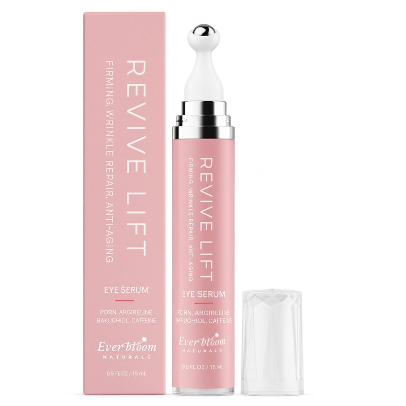 Salmon DNA PDRN Eye Serum Roller with Bakuchiol, Argireline Peptide & Caffeine (0.5 fl oz)