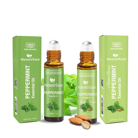 Peppermint Cooling Relief Duo | 2-Pack Essential Oil Roll-Ons (10ml Each)