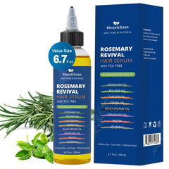 Rosemary & Castor Hair Growth Oil with Tea Tree & Biotin, 6.7 fl oz