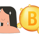 Logo representing this research and benefits: Vitamin B for Skin