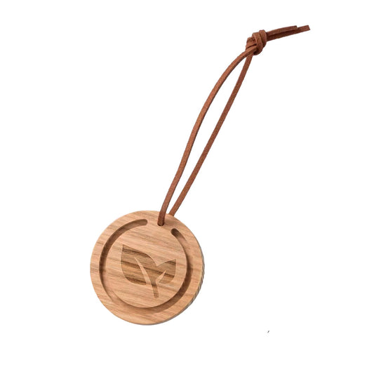 Natural Wood Essential Oil Diffuser for Car, Home, Office & Closet, Round Passive Scent Diffuser, No Heat or Water Needed