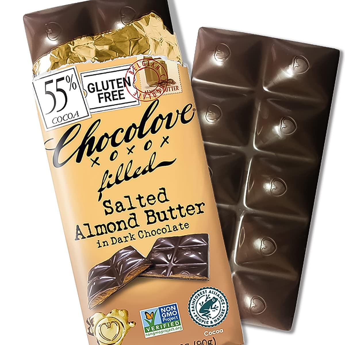 salted almond butter dark chocolate