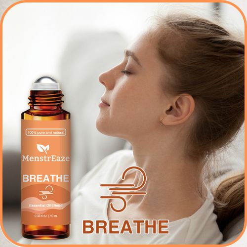 MenstrEaze Premium Wellness Essential Oil Set - Breathe