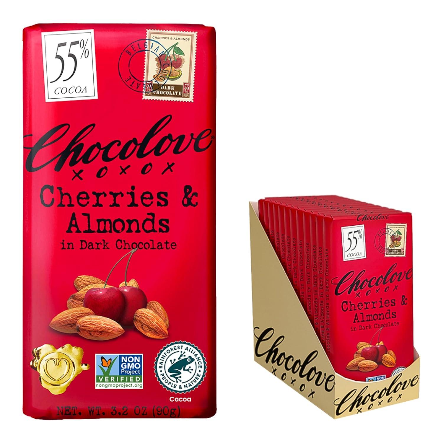 cherry almond dark chocolate 1