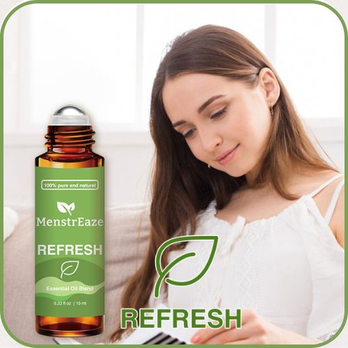 MenstrEaze Premium Wellness Essential Oil Set - Refresh